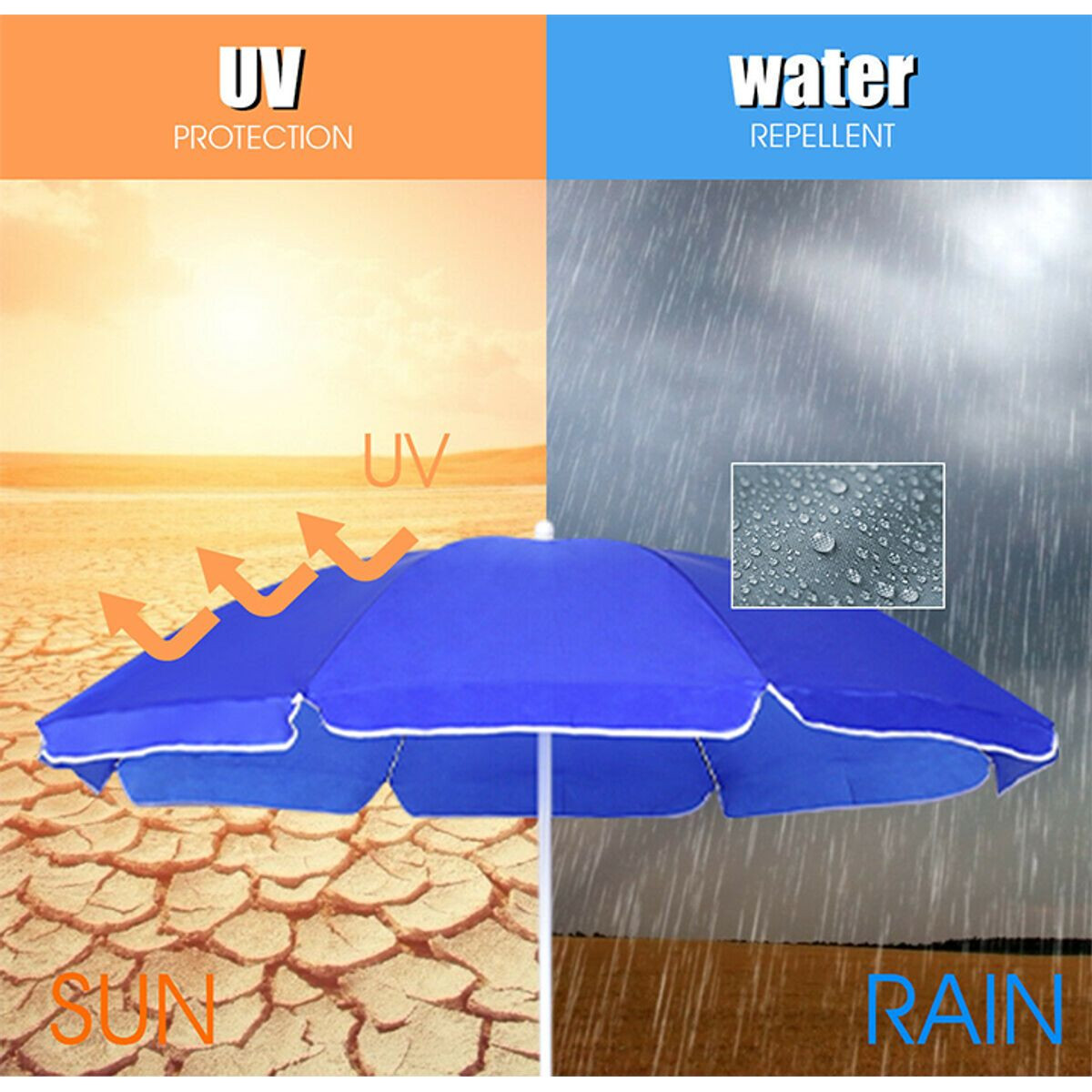 Folding Double Chair with Umbrella product image