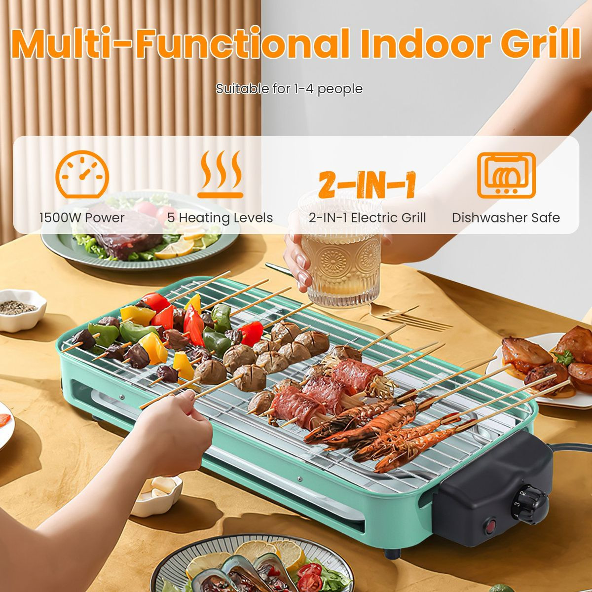 Electric Indoor Bbq Grill product image