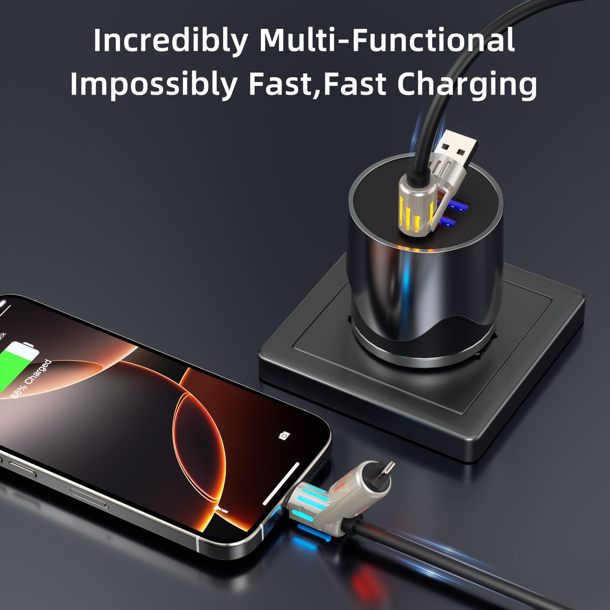 4-in-1 240W SuperFast Charging Cable product image