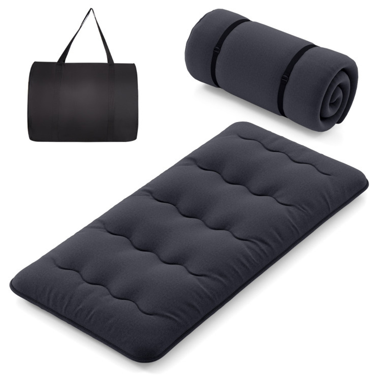 Futon Mattress with Washable Cover and Carrying Bag product image