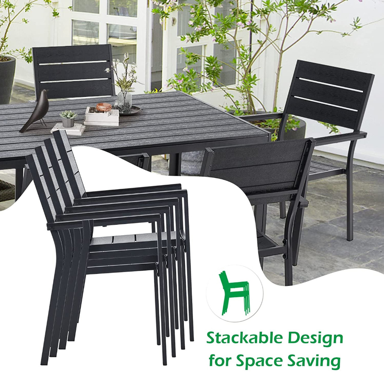 7-Piece Aluminum Outdoor Patio Dining Set product image