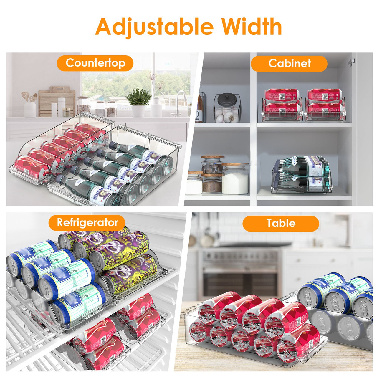 NewHome Soda Can Organizer (4-Pack) product image