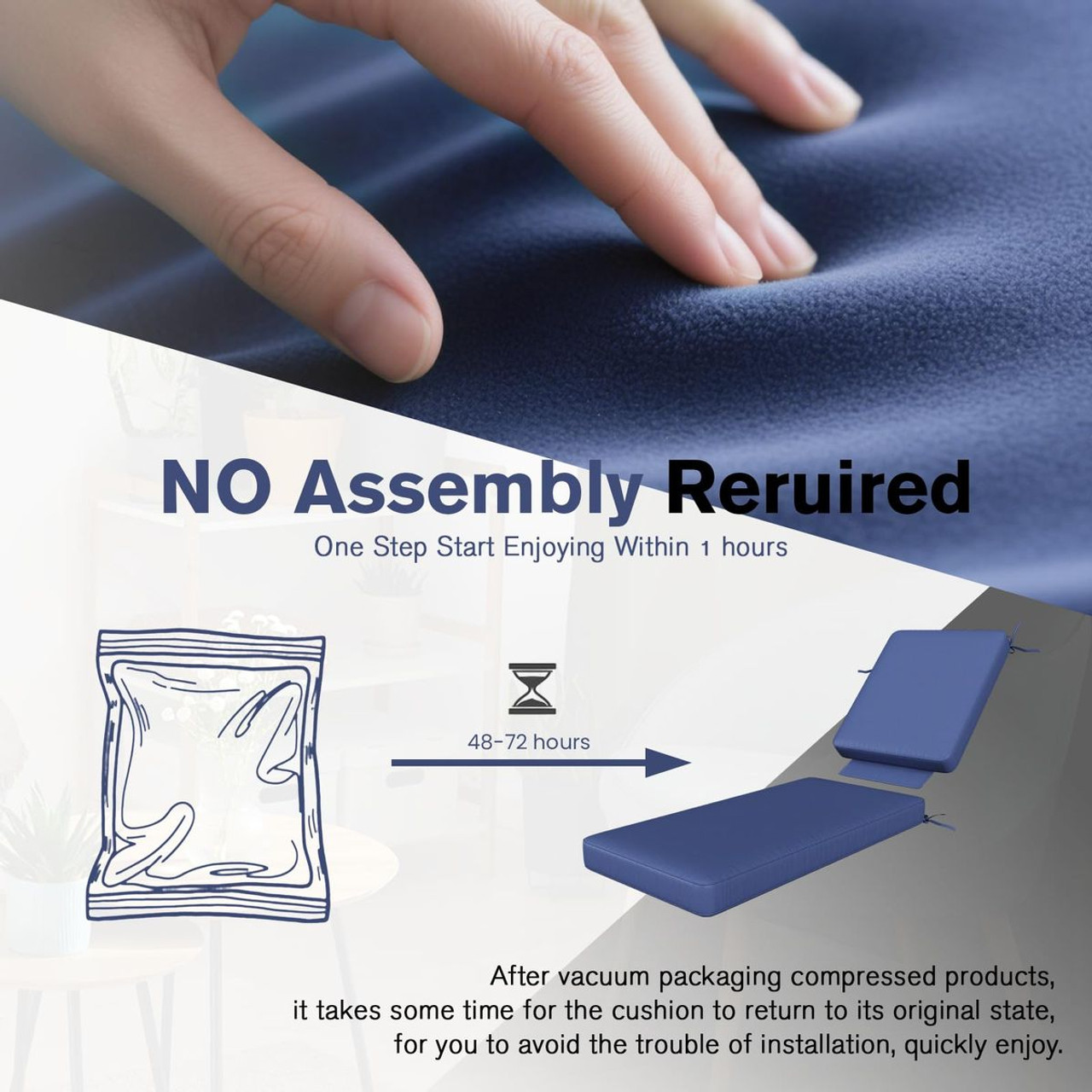 Outdoor Chaise Lounge Cushions (Set of 2) product image