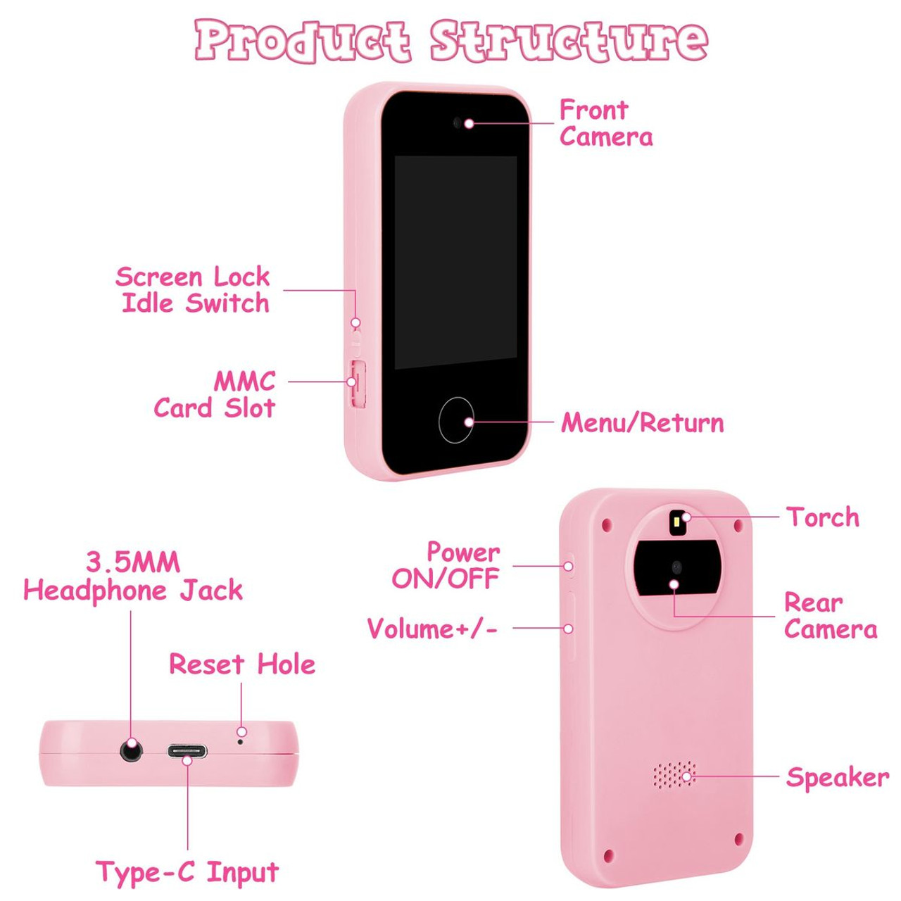 Babyluv Kids' Toy Smartphone product image