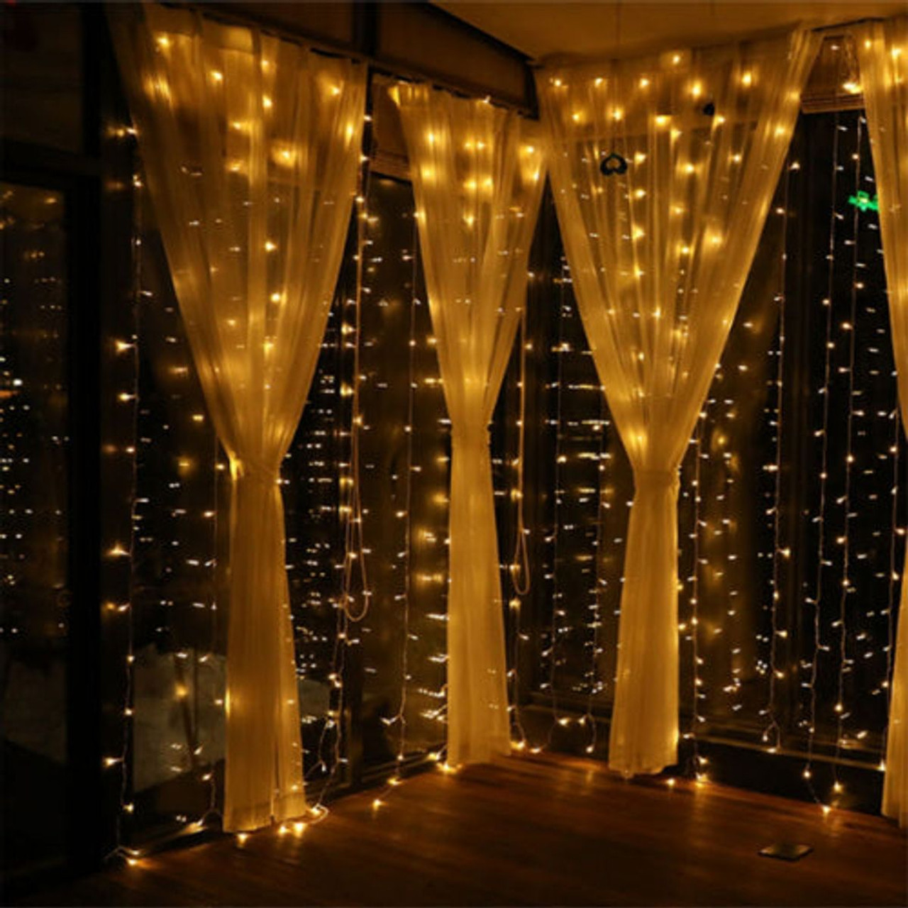 10-foot 300-LED String Curtain Lights product image