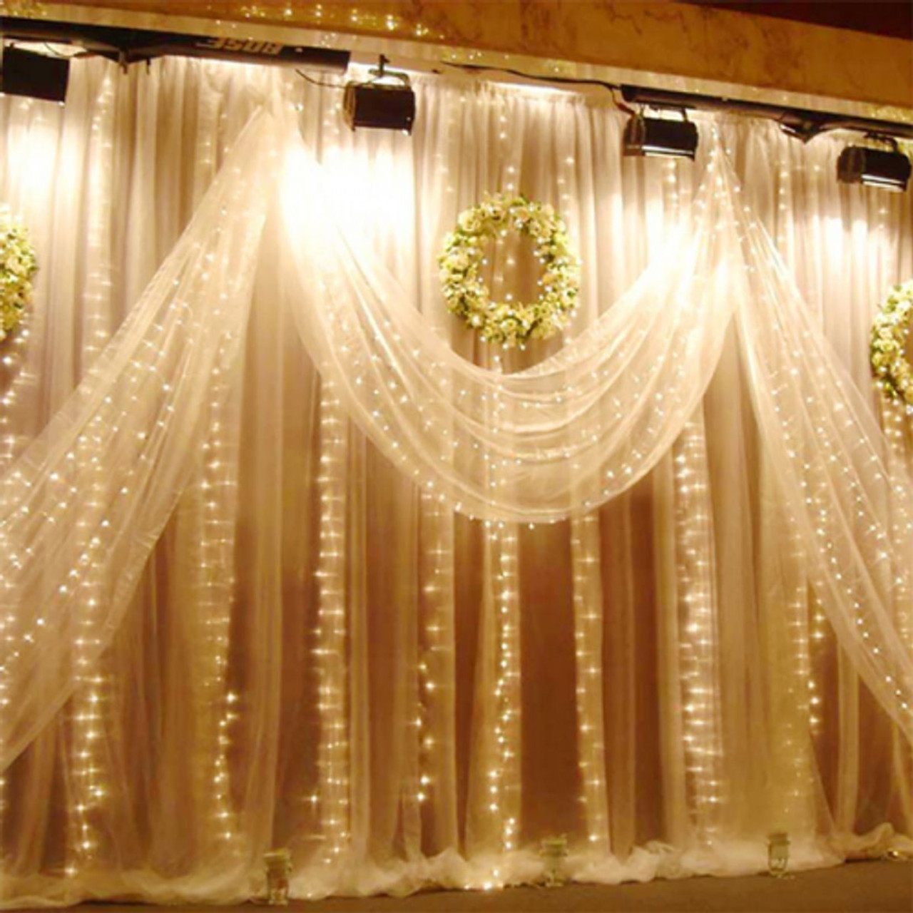 10-foot 300-LED String Curtain Lights product image