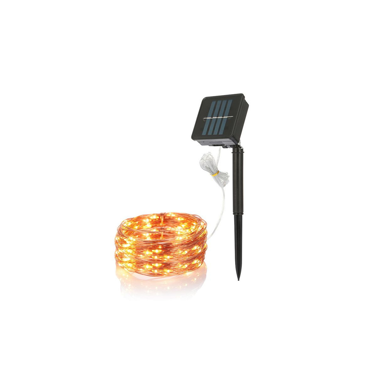 Solarek® Outdoor Copper Wire 100-LED IP65 Waterproof Solar String Lights product image