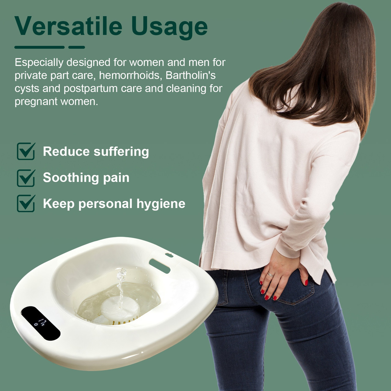 Electric Sitz Bath Soak Pan product image