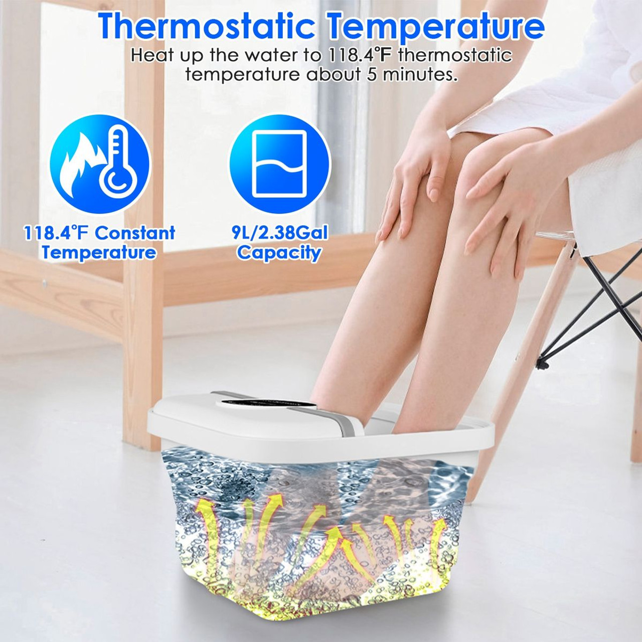 Collapsible Foot Spa Massager product image