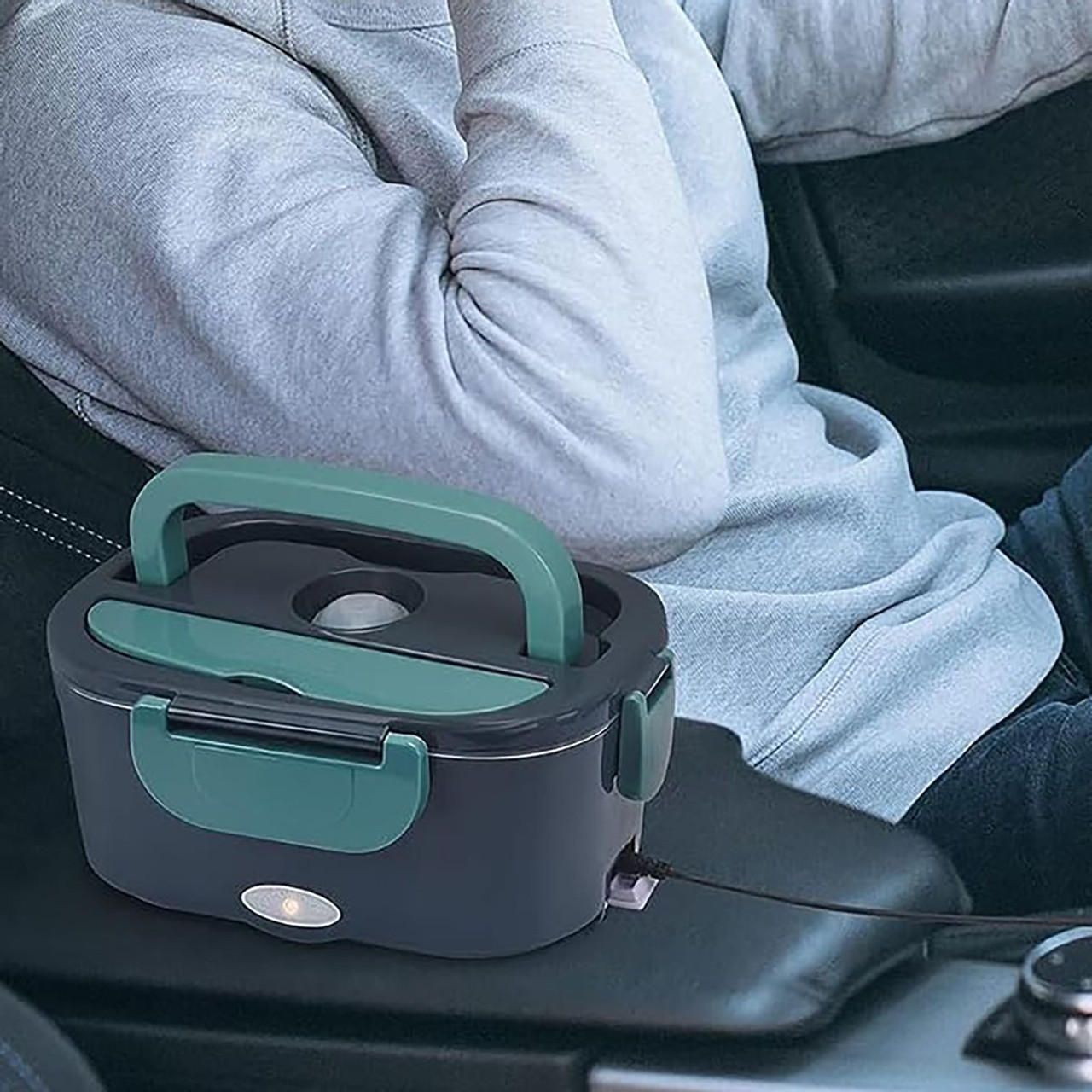 Electric Dual Function Heating Lunchbox with Leak-Proof Seal Ring product image
