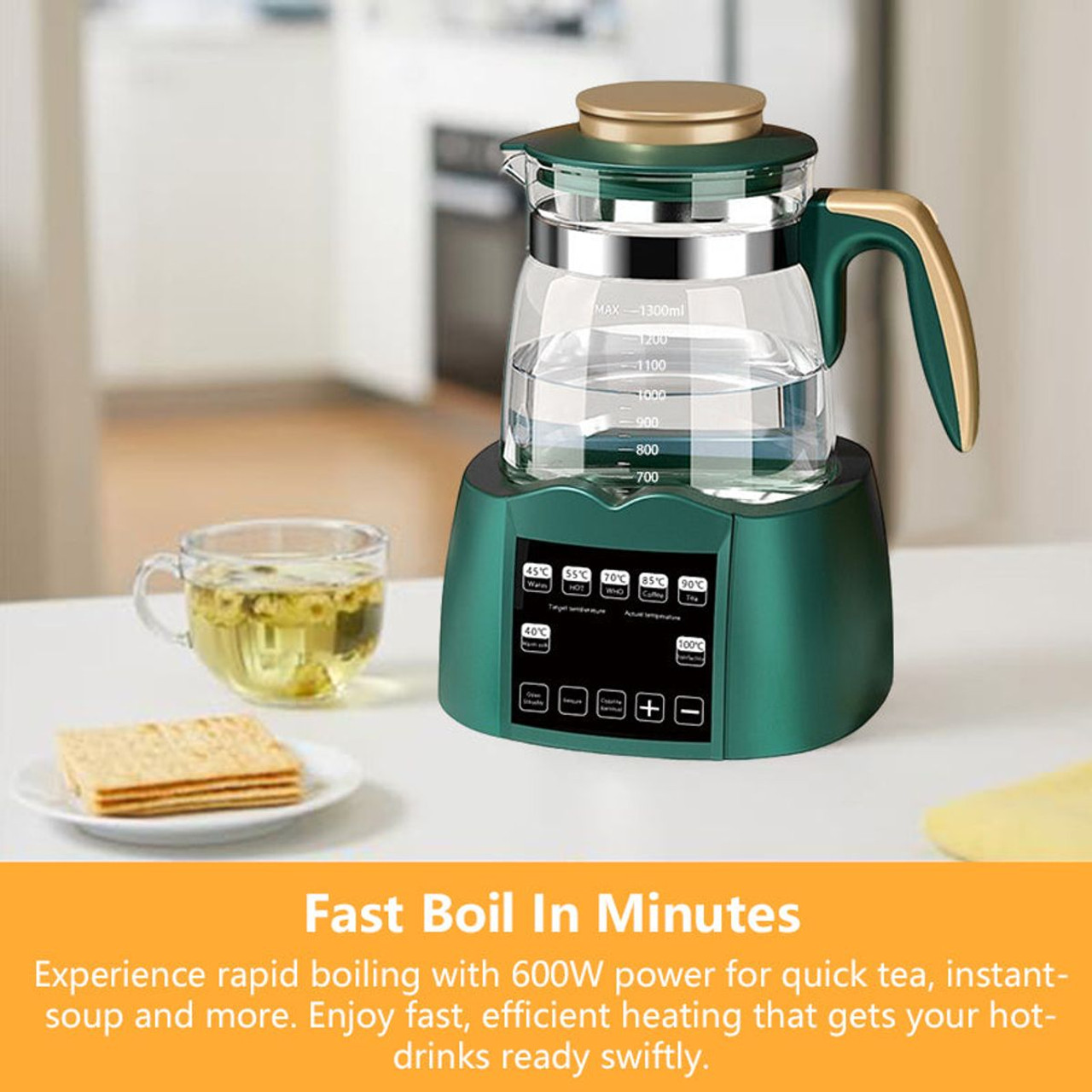 Electric Kettle with Night Light and Faster Cooling Fan product image