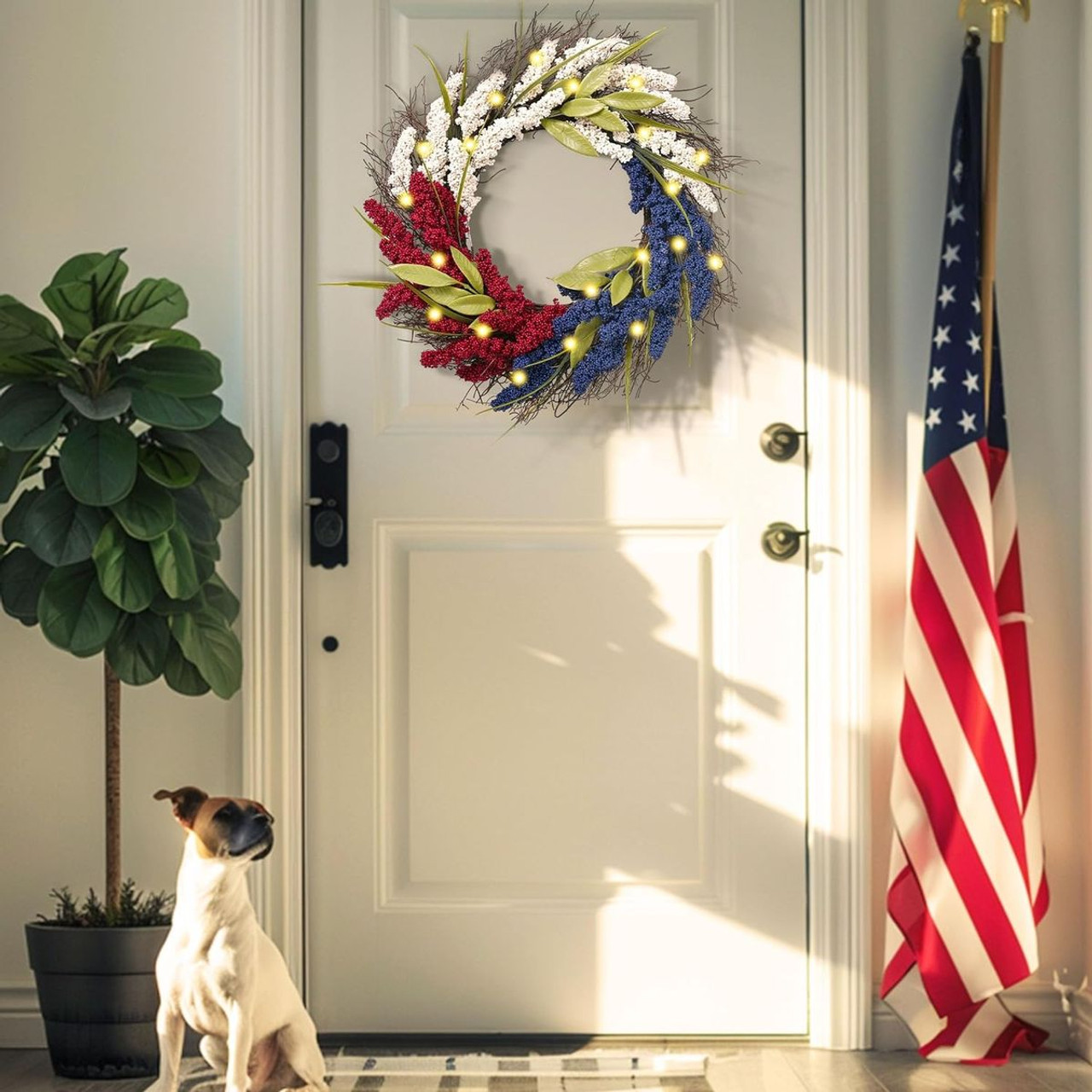 4th of July Wreath (20") product image