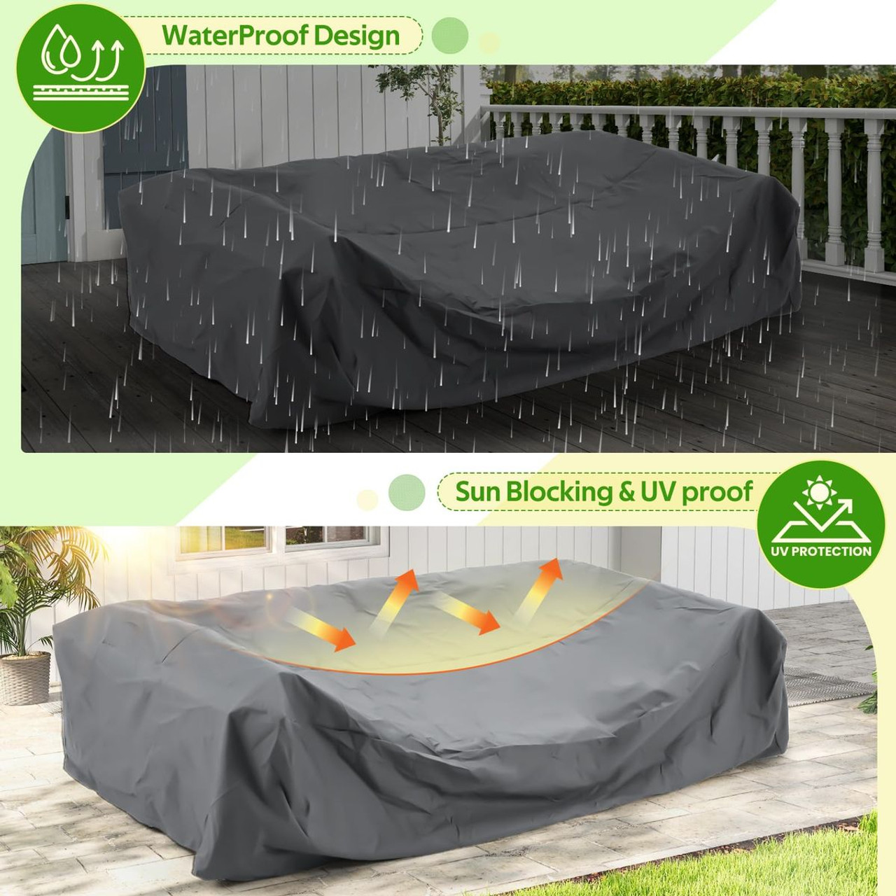 Convertible Patio Furniture Set with Waterproof Cover product image