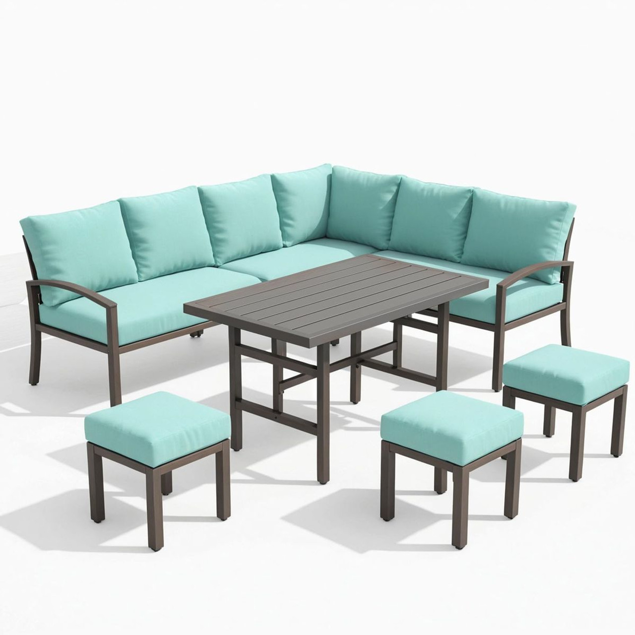 7-Piece Outdoor Convertible Patio Furniture Set product image