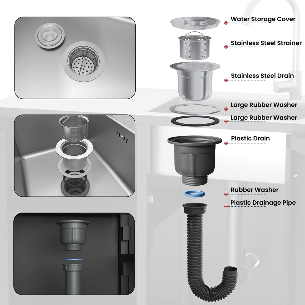 Outdoor Stainless Steel Grill Prep Table Cabinet   product image