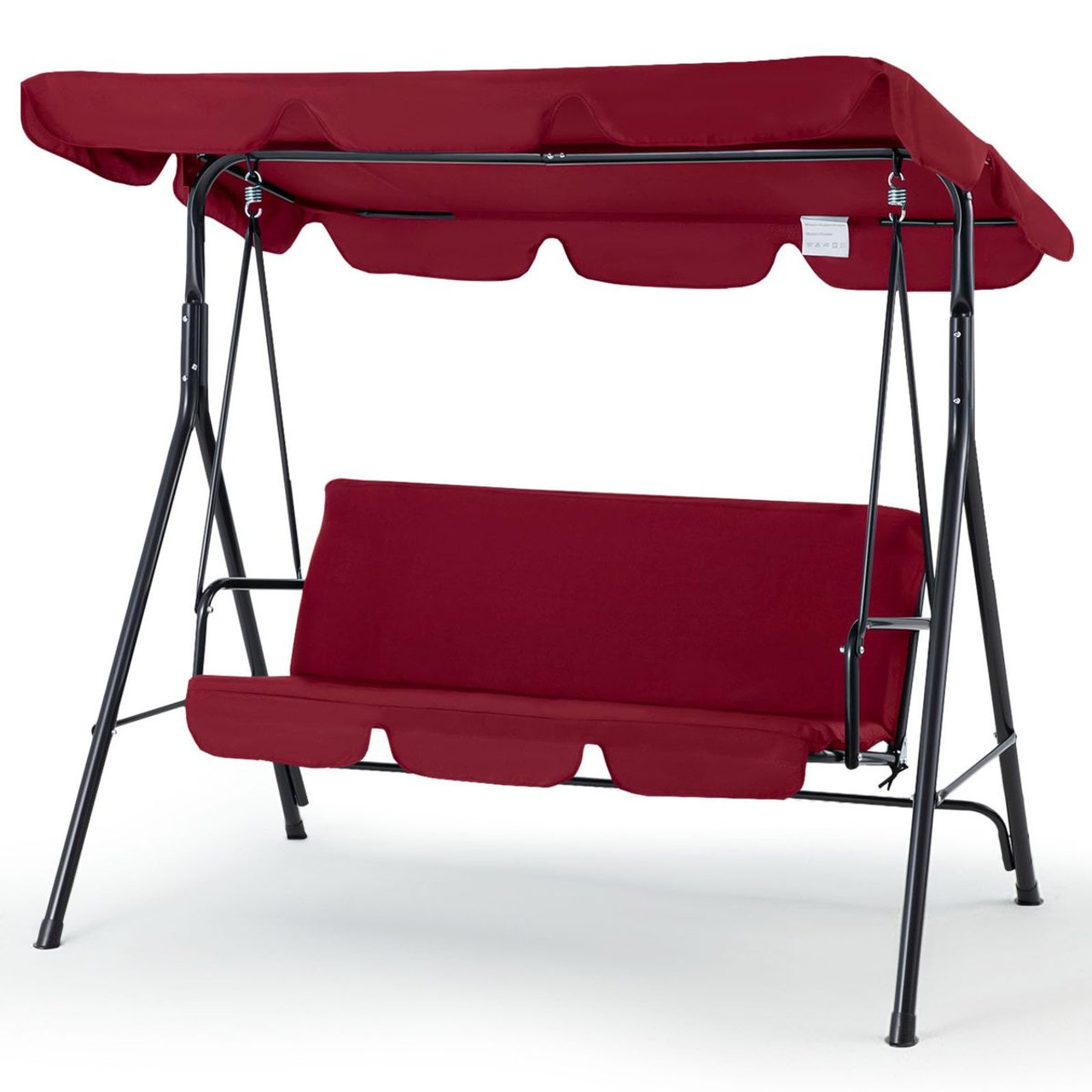 3-Seat Glider Outdoor Patio Swing with Canopy product image