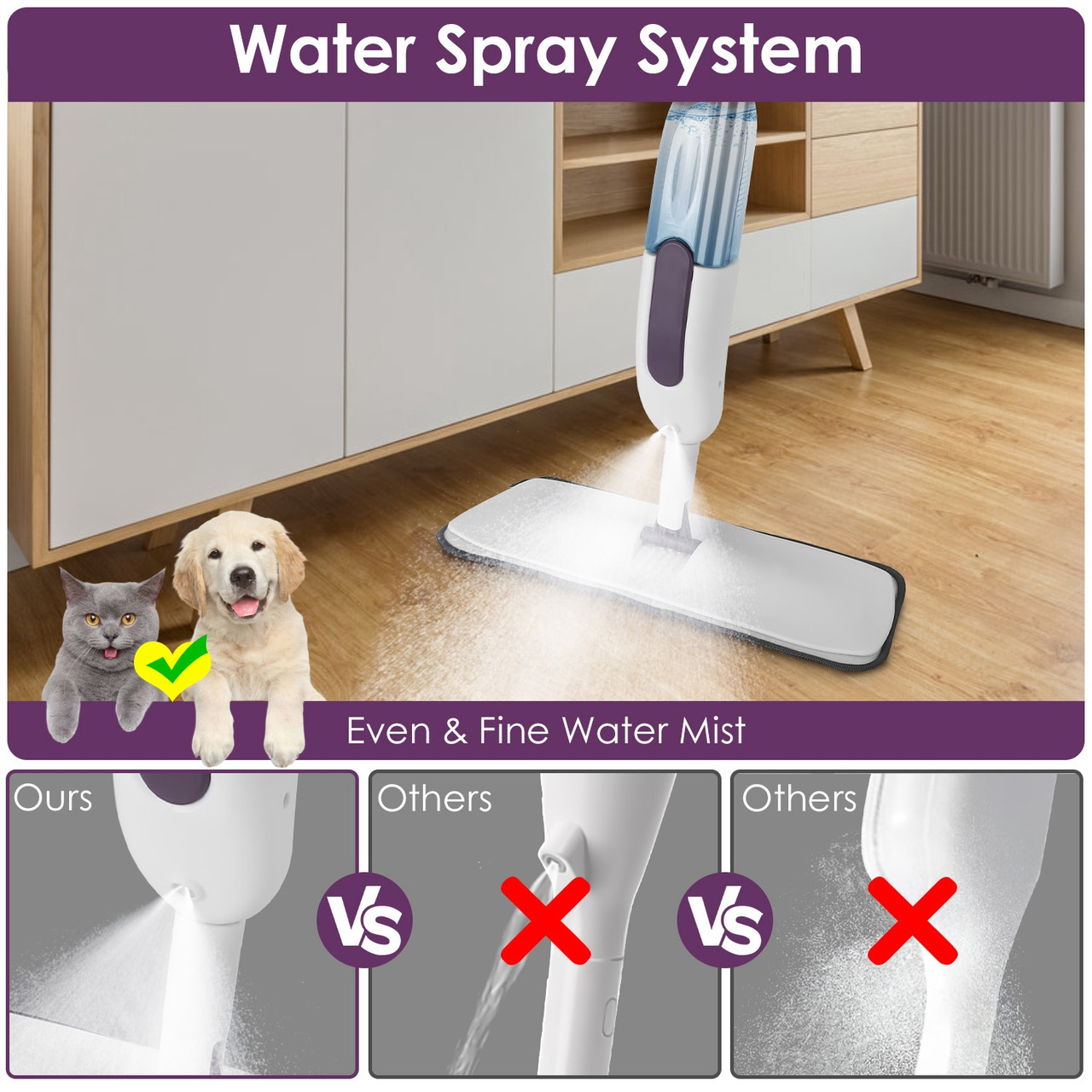 NewHome Microfiber Spray Mop product image