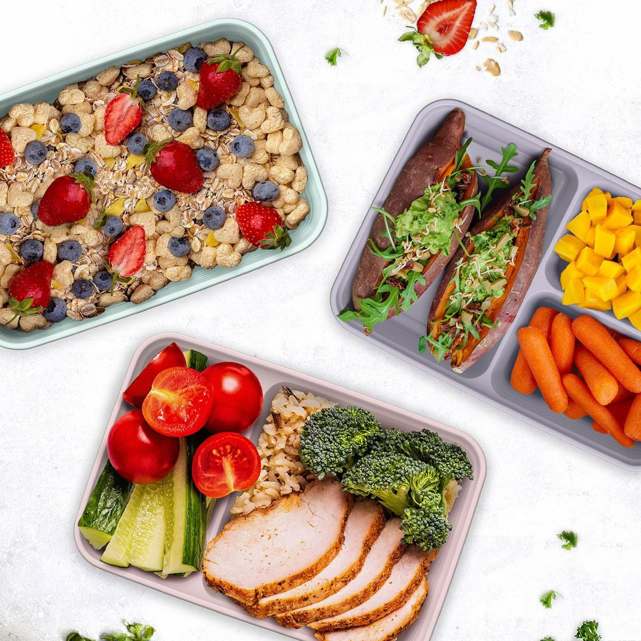 Bentgo 90-Piece BPA Free Portion Control Meal Prep Set with Lids product image