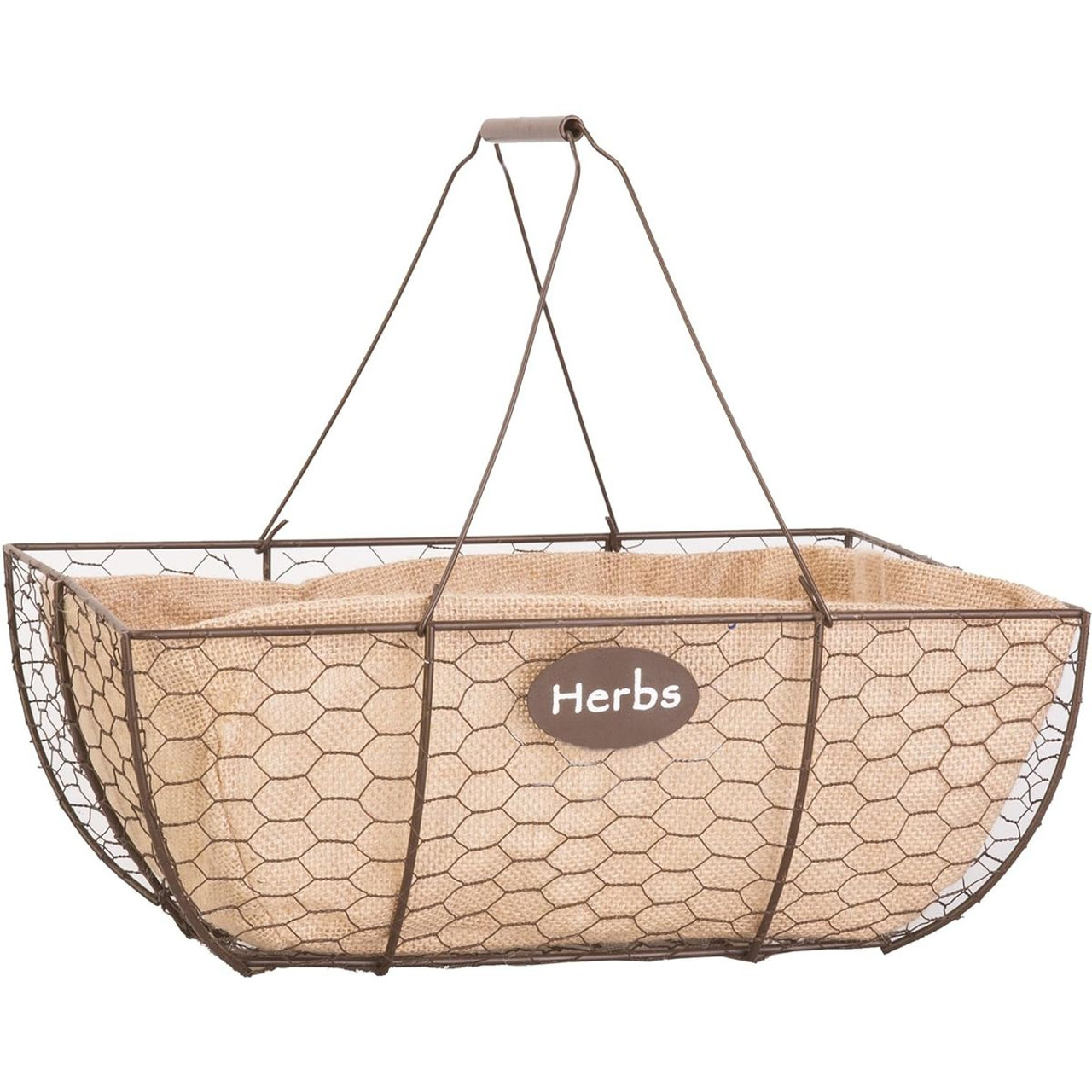  Panacea Rustic Herb Basket with Burlap Liner  product image