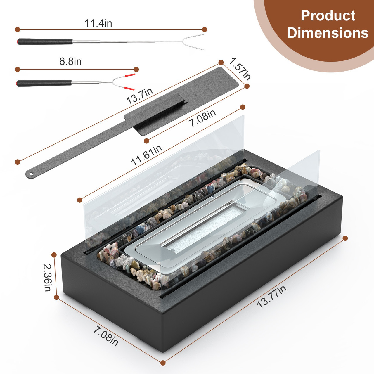 NewHome Tabletop Fire Pit product image