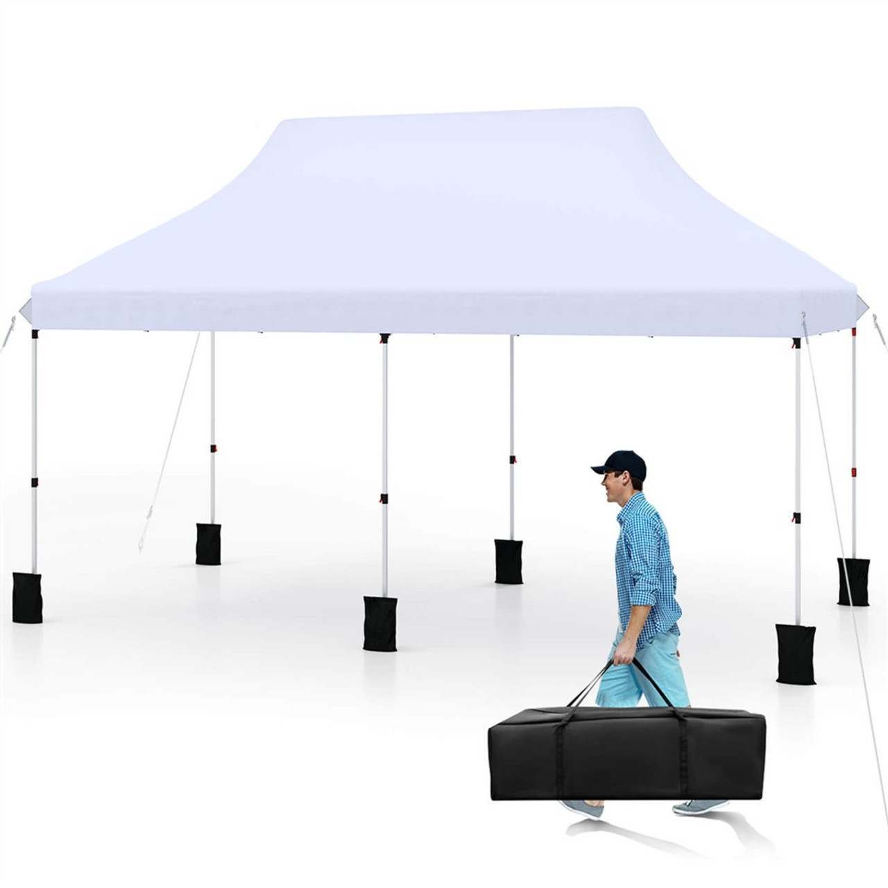 10 x 20-foot Pop-up Canopy with UPF50+ Sun Protection product image