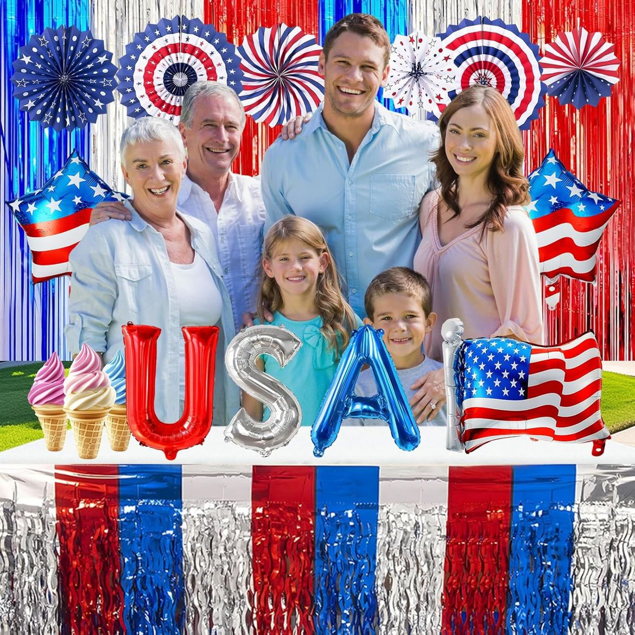 4th of July Patriotic Party Decorations product image