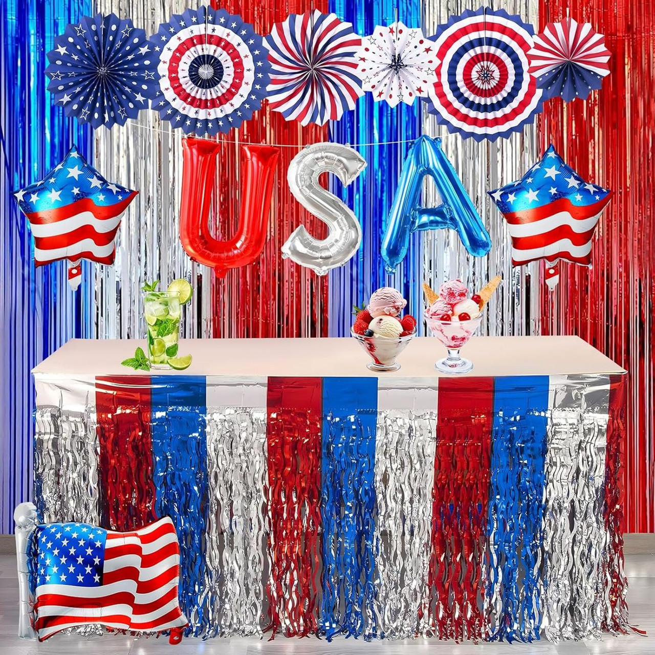 4th of July Patriotic Party Decorations product image