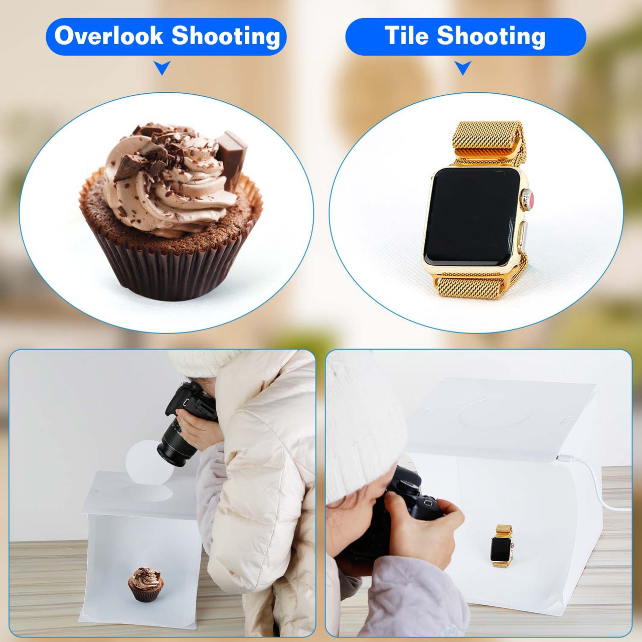 Mini Photo Shoot Studio Light Box Kit product image