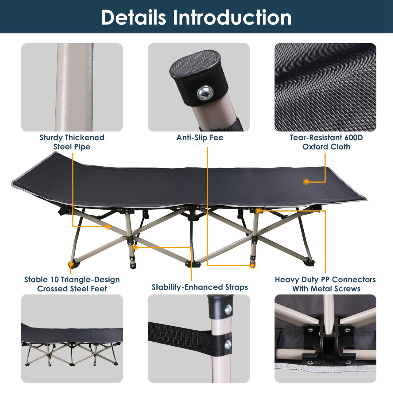 NewHome Folding Camping Cot product image