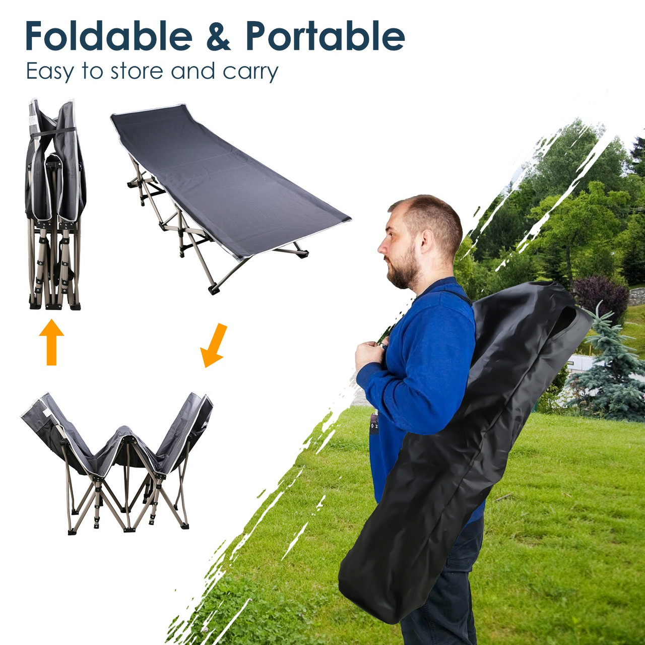 NewHome Folding Camping Cot product image