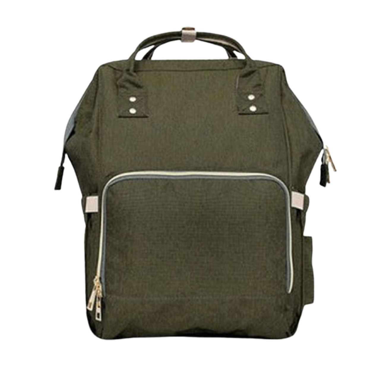 Durable Multifunction Olive Diaper Bag Backpack product image