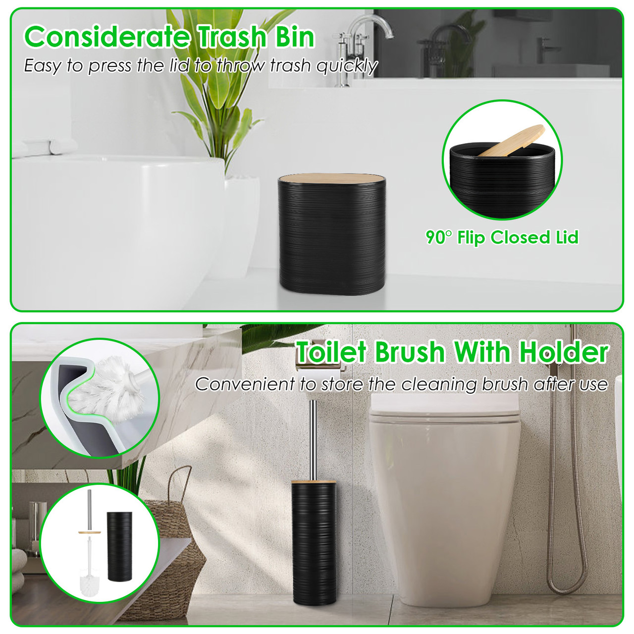 Newhome 8-Piece Bathroom Accessory Set product image