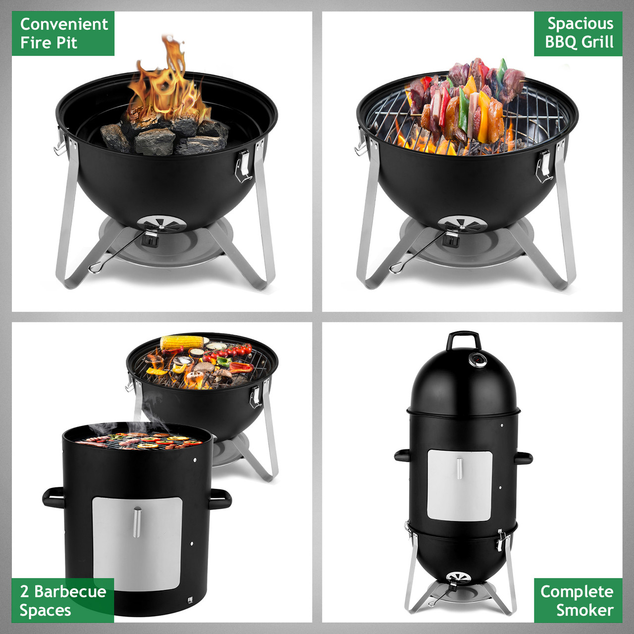 Heavy Duty Three Layer Round BBQ Grill  product image
