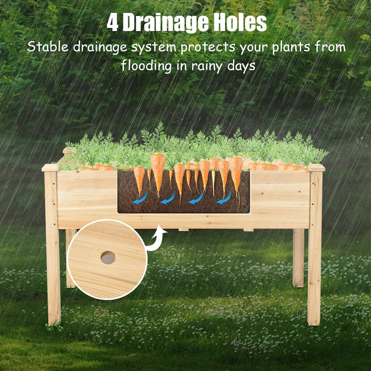 Wooden Raised Vegetable Garden Bed product image