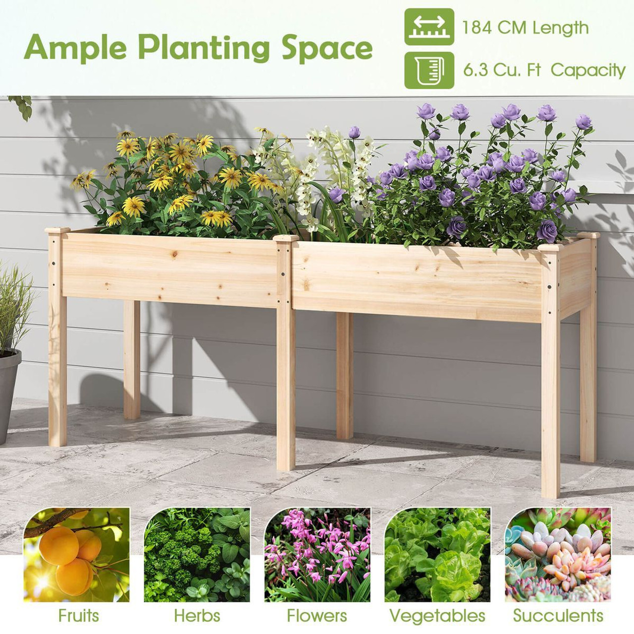 Wooden Raised Vegetable Garden Bed product image