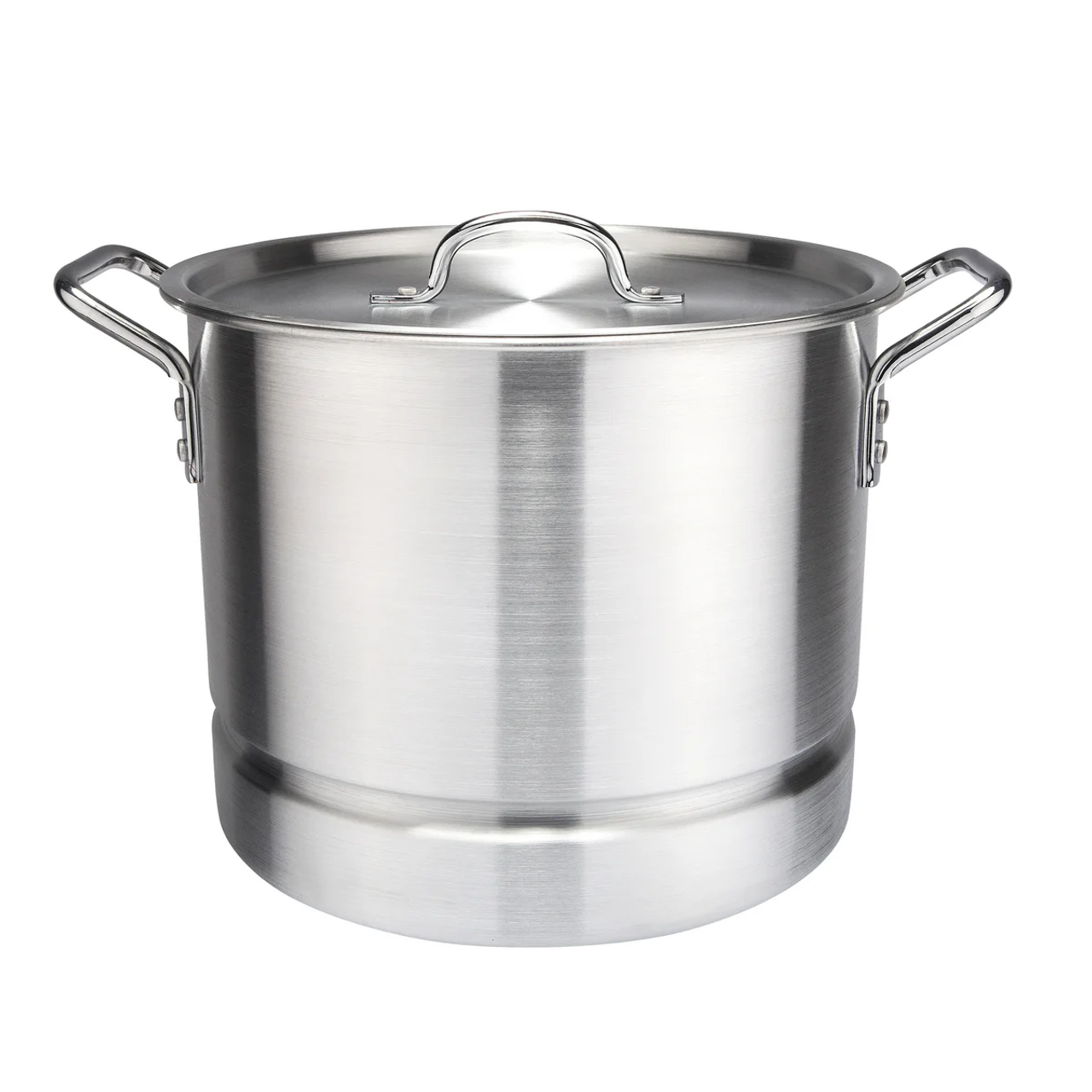 6-Piece Aluminum Stock Pot Set with Lid and Steamer Insert product image