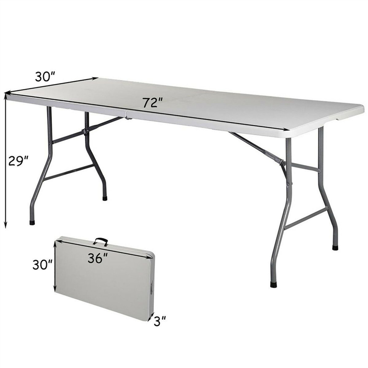 Portable 6-foot Folding Table product image