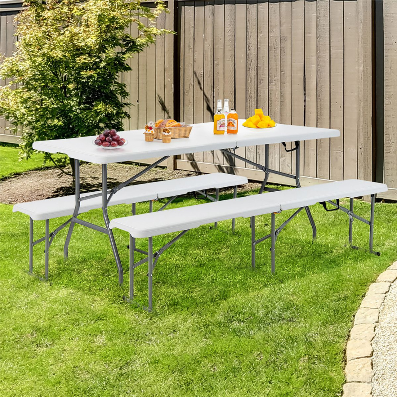 Portable 6-foot Folding Table product image