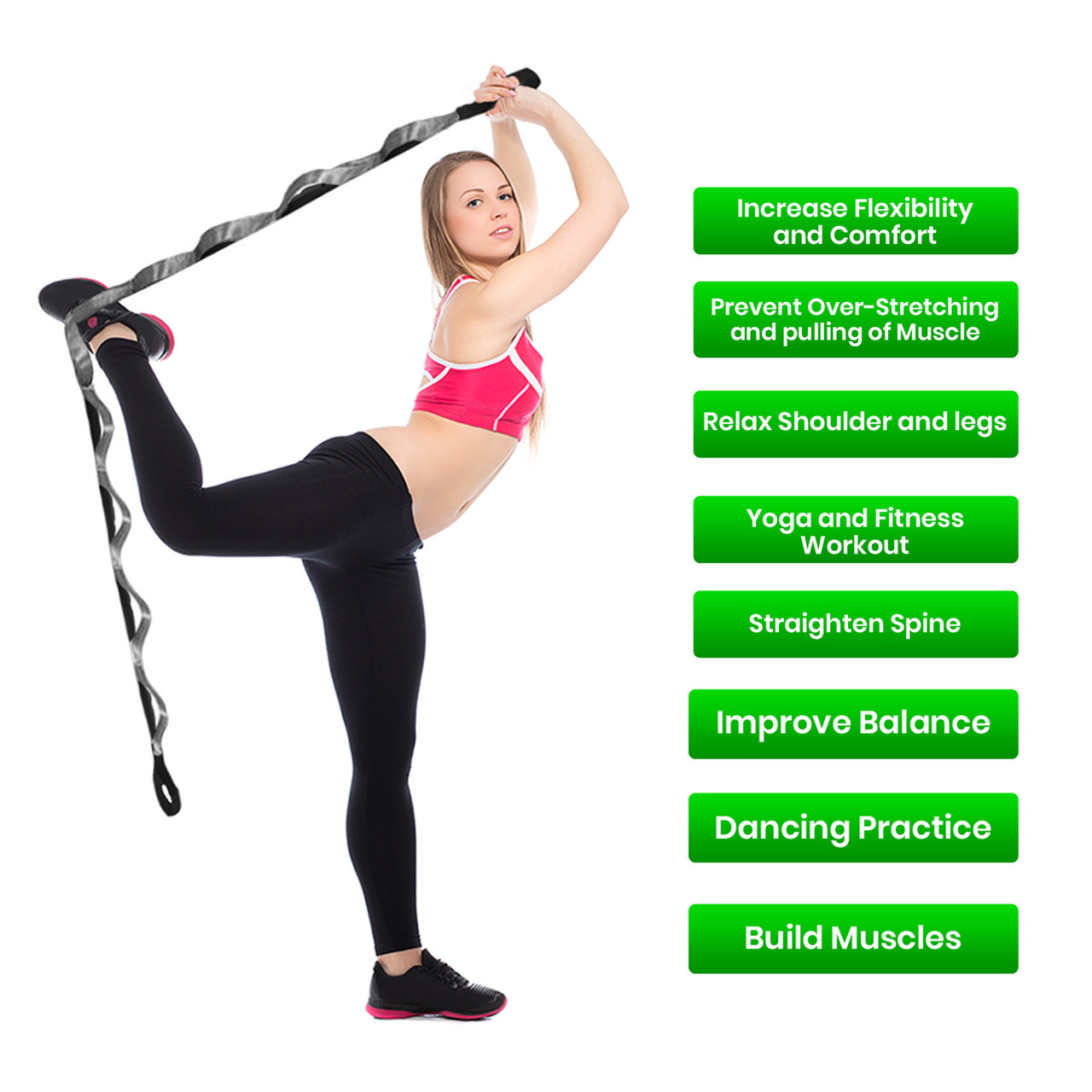Multiloop Non-Elastic Stretch Bands for Exercise & Physical Therapy product image