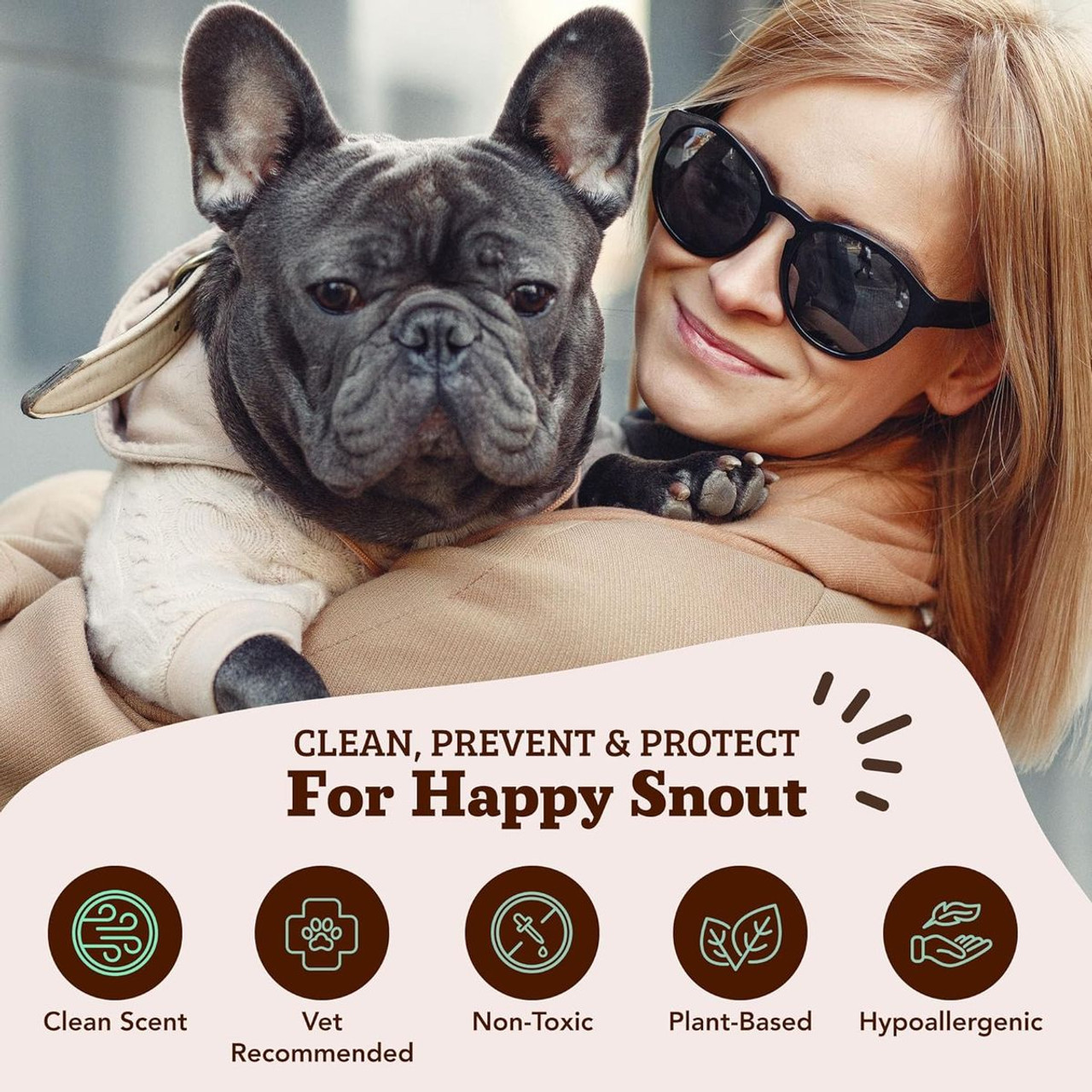Pet Grooming Wipes with Aloe product image