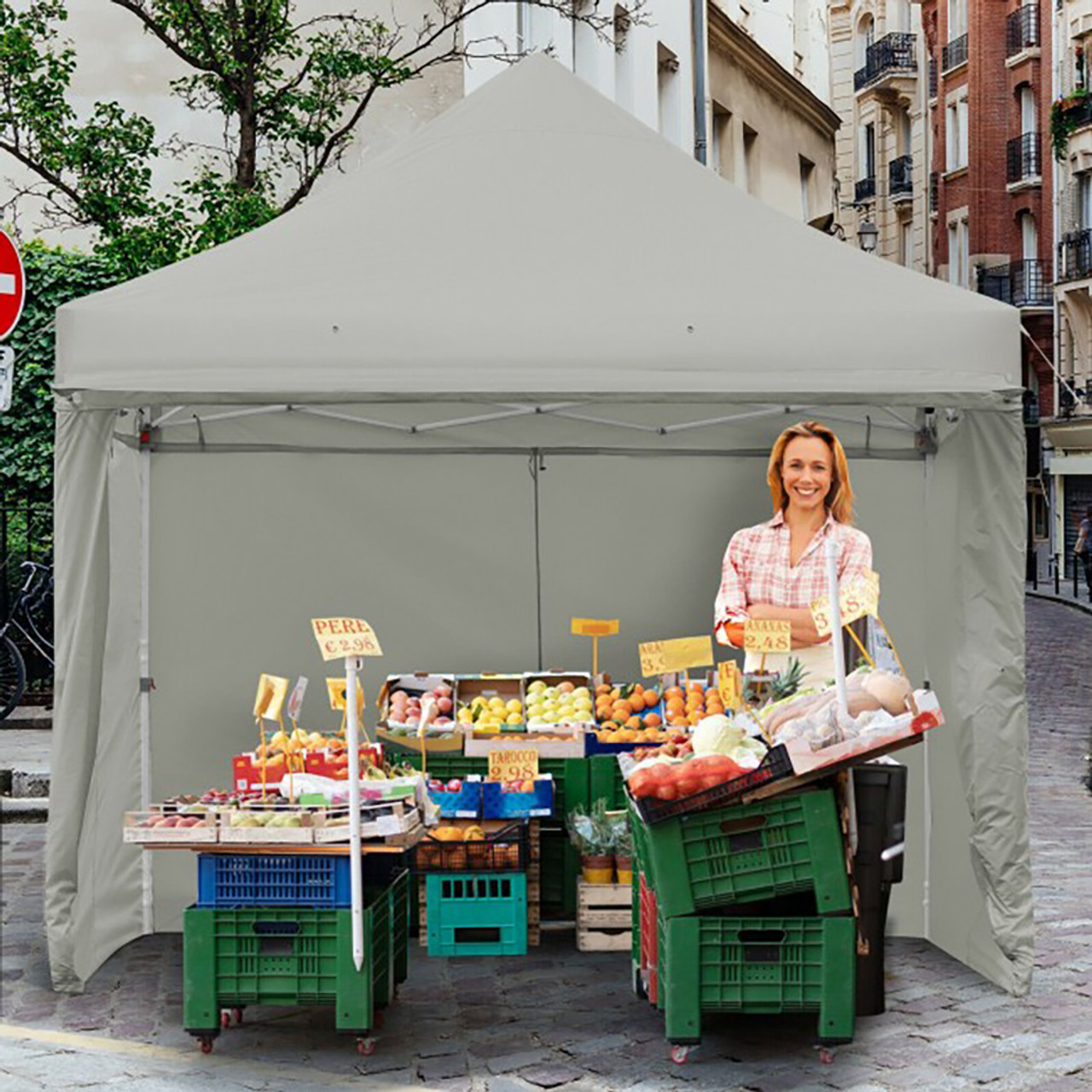 10' x 10' Height-Adjustable Folding Pop-up Canopy product image