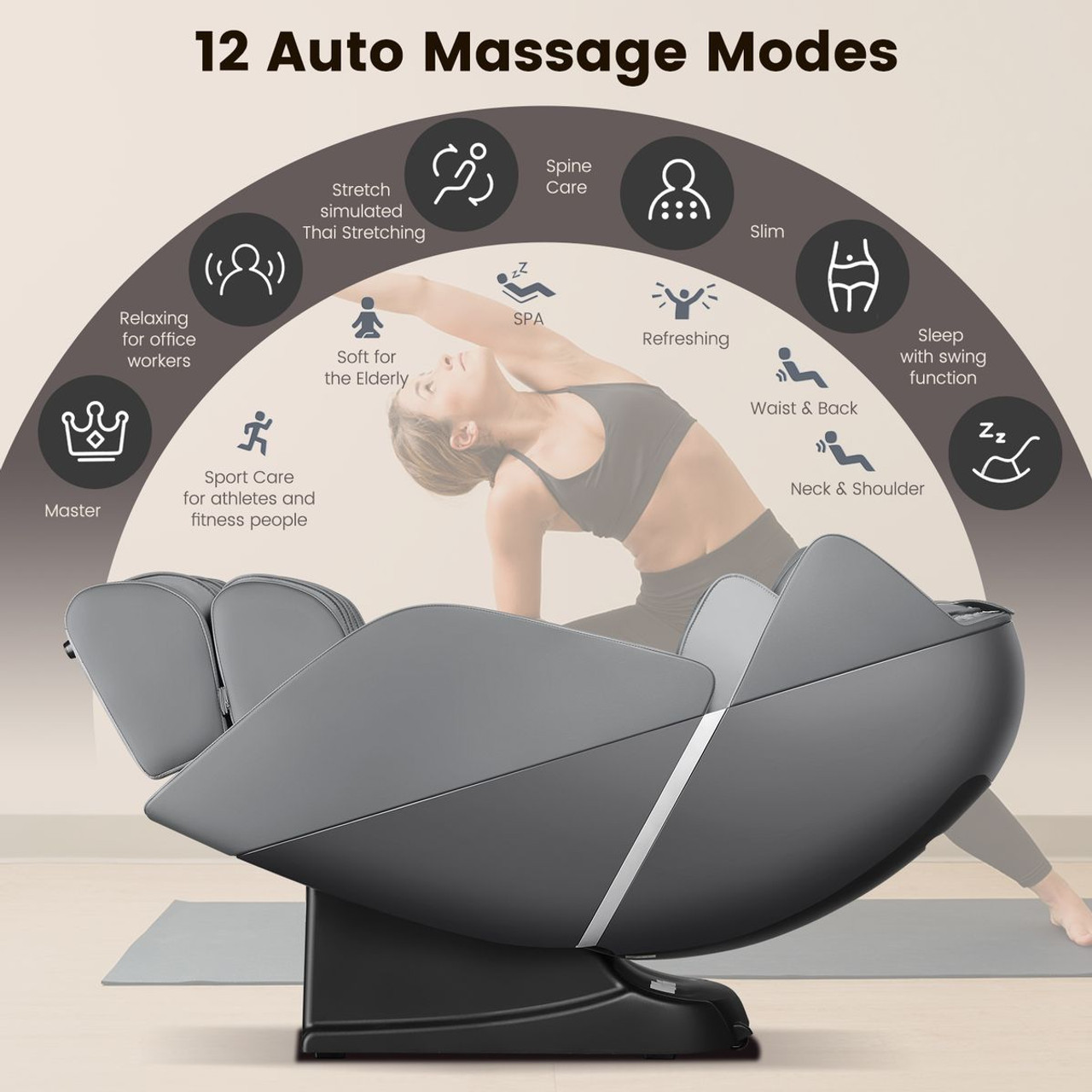 Full Body Massage Chair with Voice Control  product image