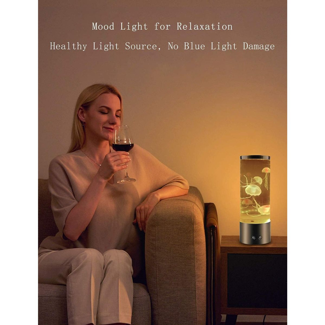 Jelly Fish Color-Changing Lamp with Remote product image