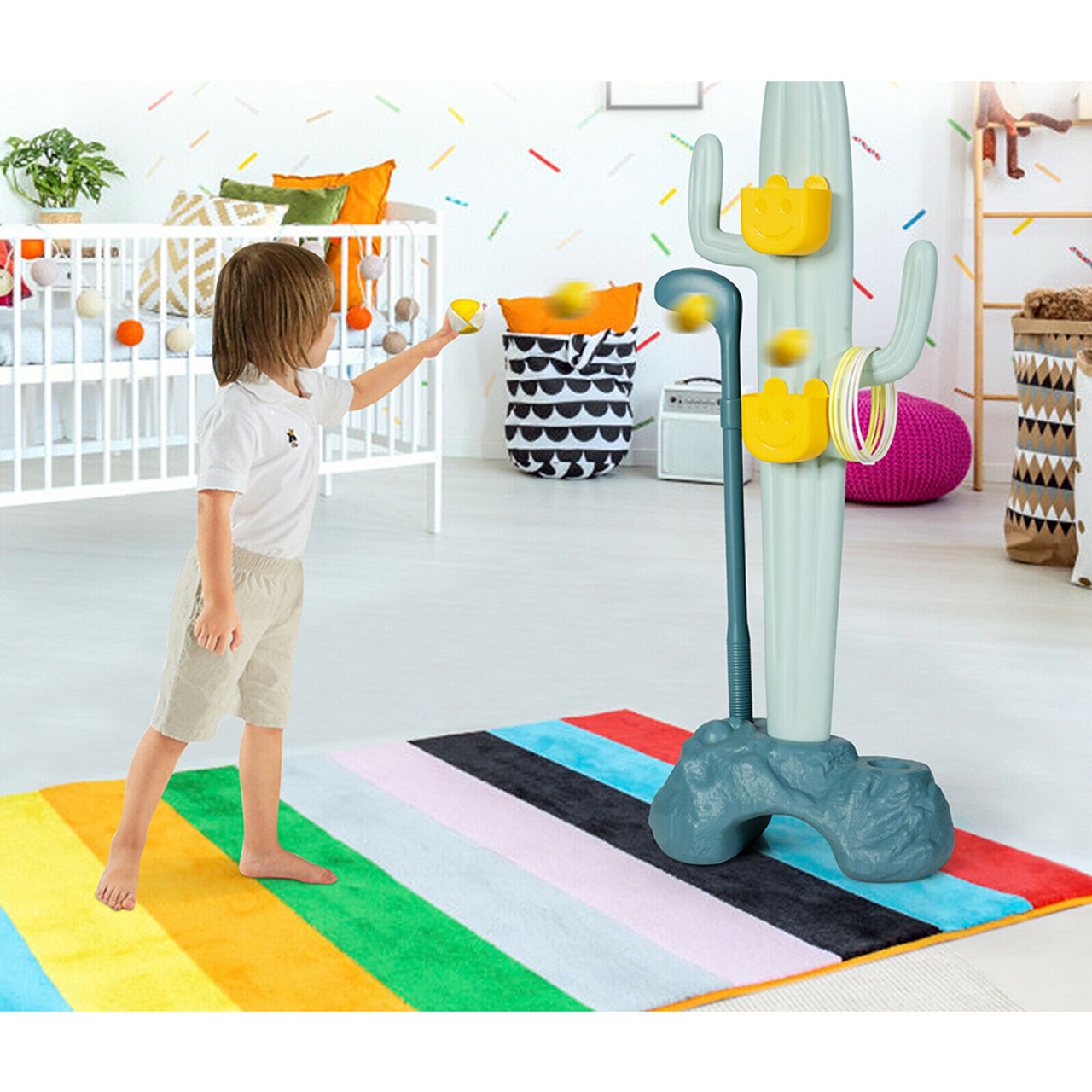 Kids' Cactus 3-in-1 Toy Sports Activity Center product image