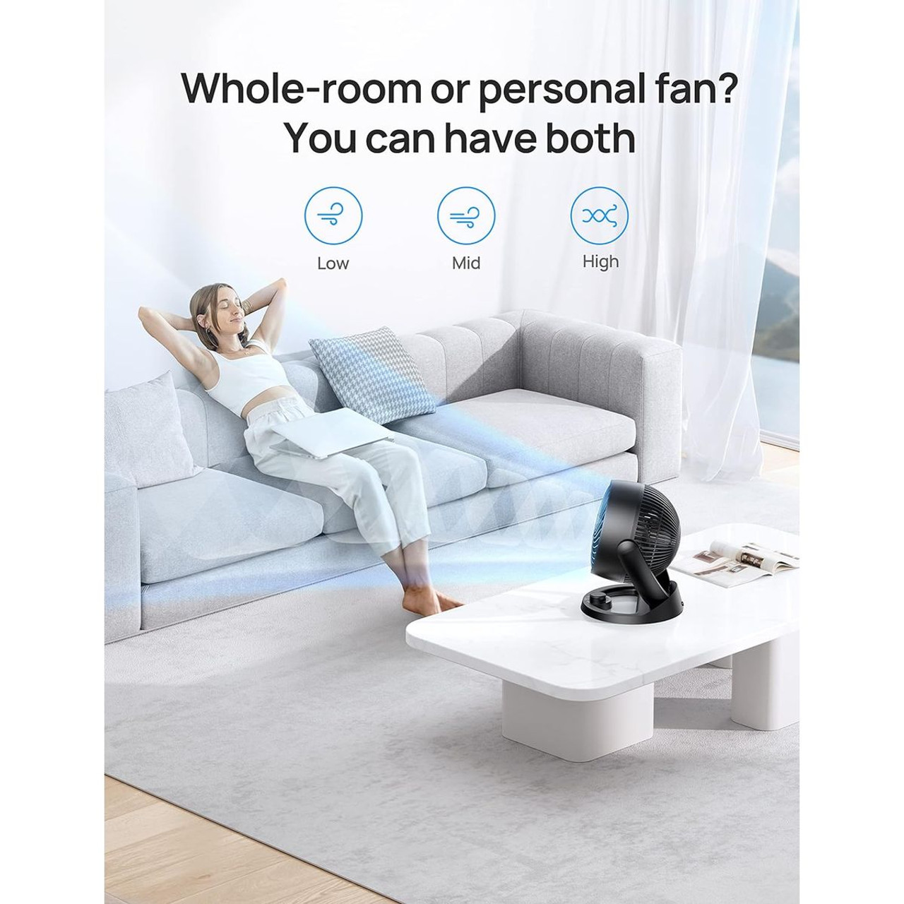 12" Circulation Fan for Bedroom product image
