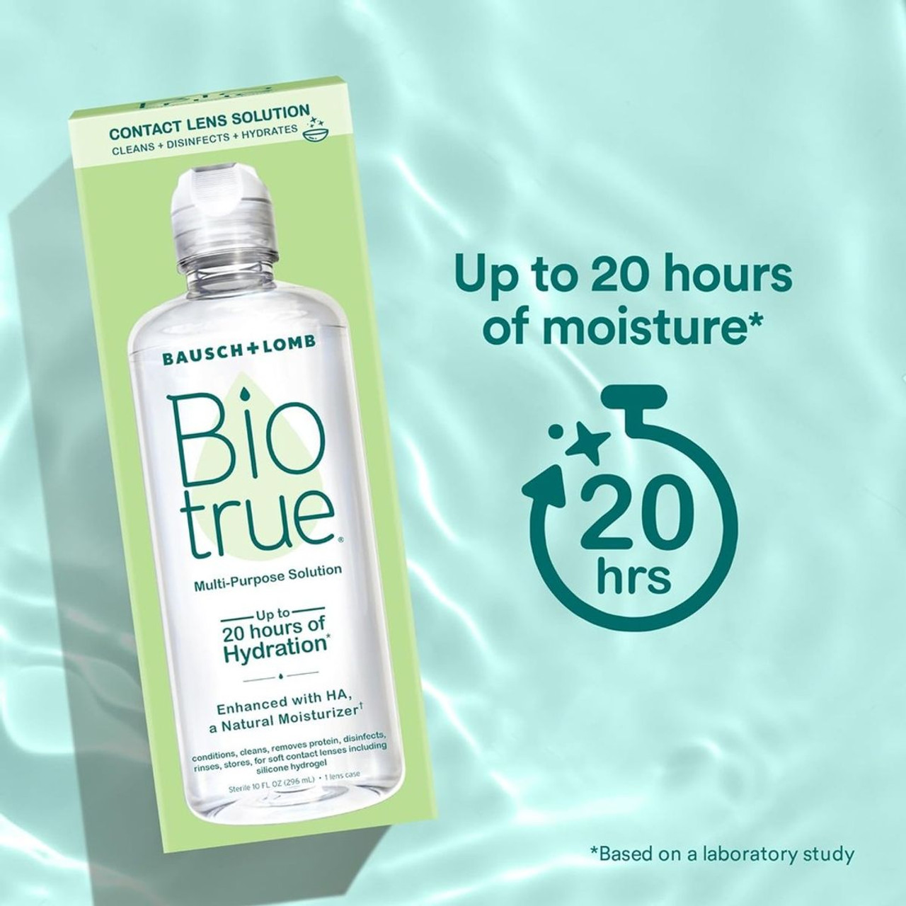 Biotrue Multi-Purpose Contact Solution with Lens Case (4-Pack) product image