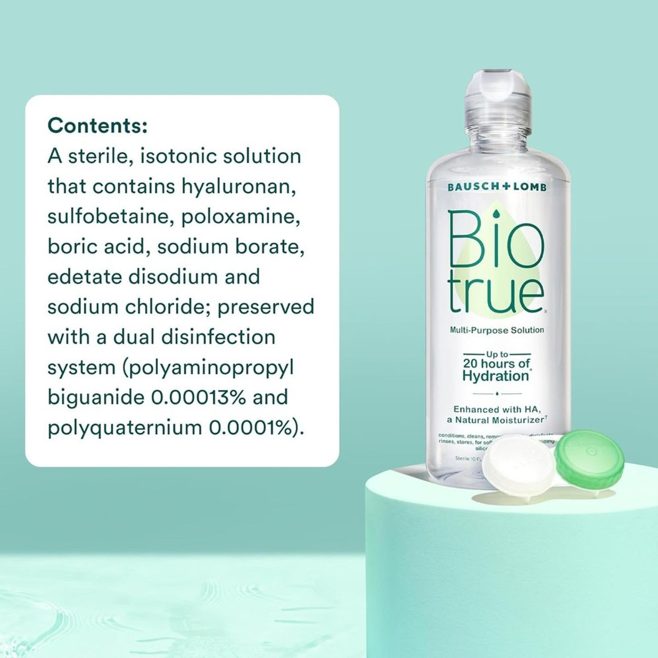 Biotrue Multi-Purpose Contact Solution with Lens Case (4-Pack) product image