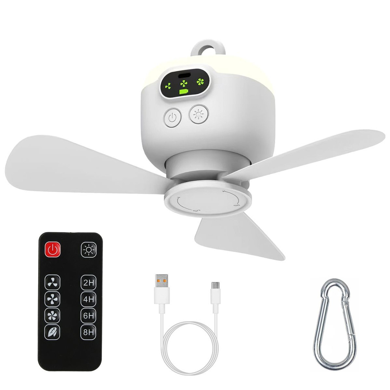 Camping Fan & LED Lantern product image