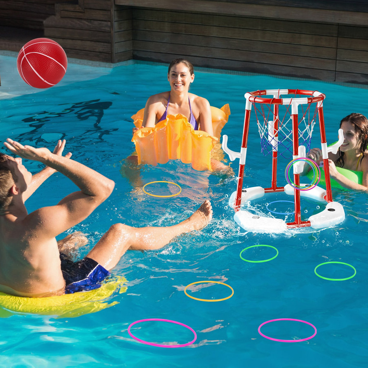 CoolWorld Pool Basketball Hoop product image