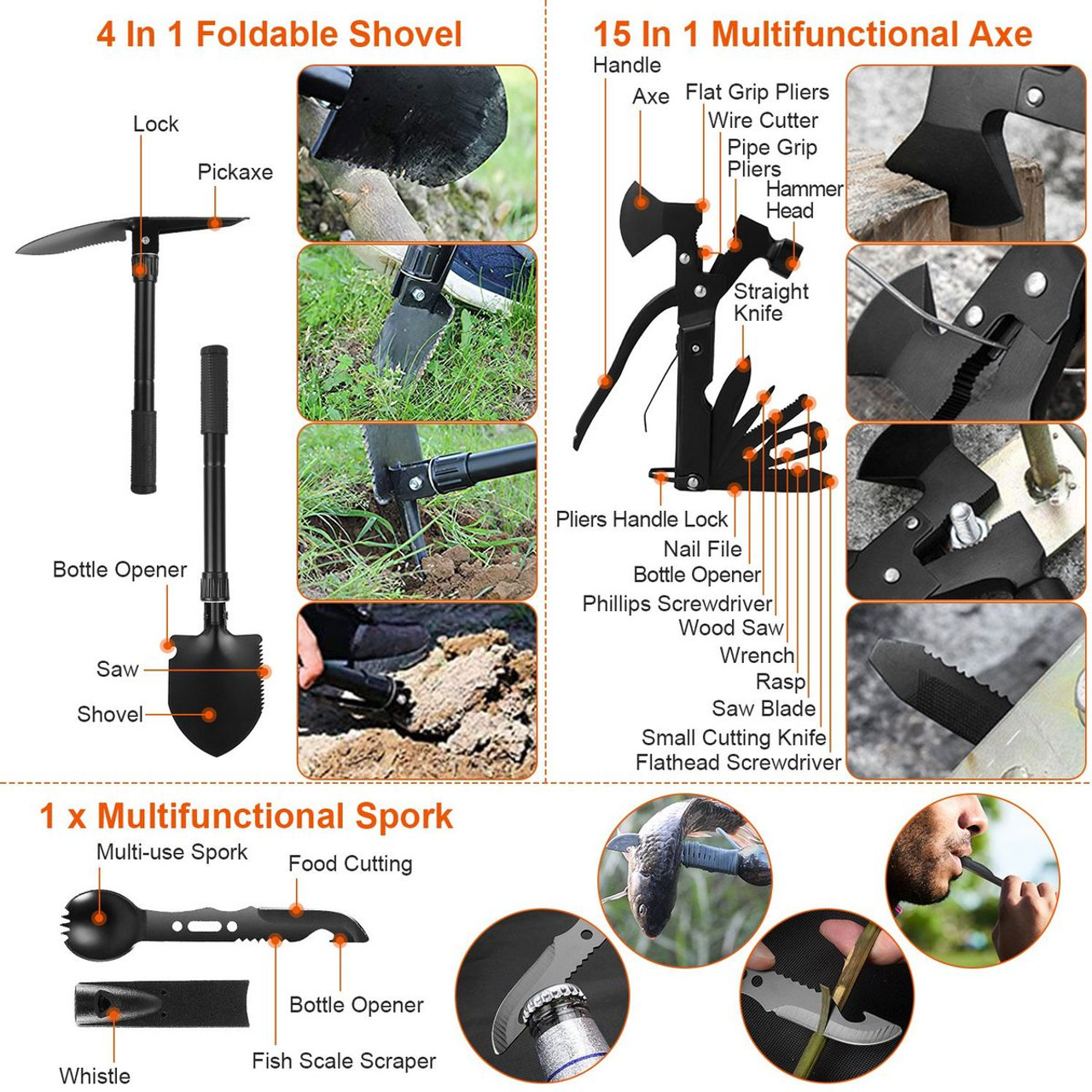 LakeForest 121-Piece Emergency Survival Kit product image